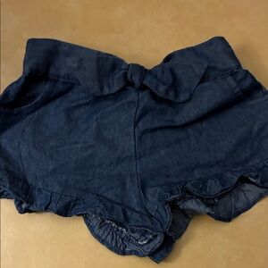 🔥5 for 20🔥 Nanette Lepore girls Navy Blue Shorts 4T